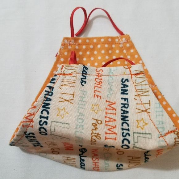 Hand Crafted U.S.A. Cities Reversible Face Mask with Nose Wire - Picture 6 of 10